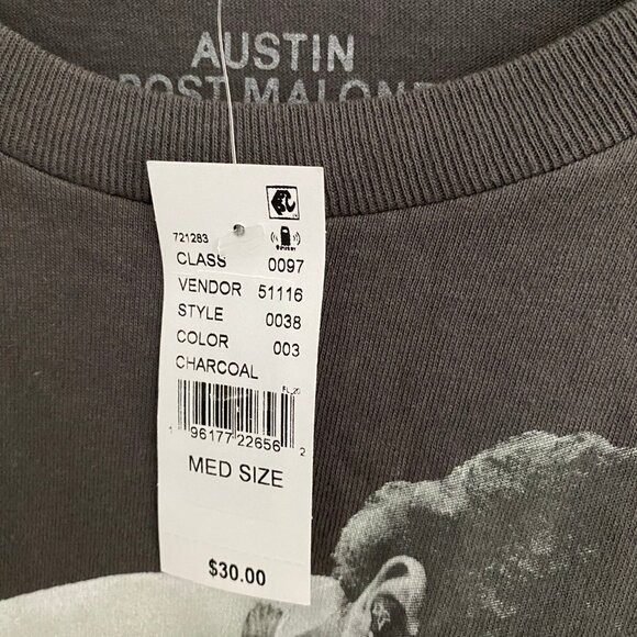 Pacsun Post Malone Too Cool To Die T Shirt NWT - Picture 2 of 3